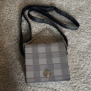 Wild Fable Checkered Crossbody Bag with Chain Strap